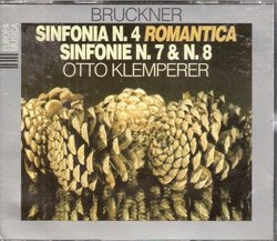 Bruckner: Sinfonia N. 4 Romantica - Sinfonie N. 7 & N. 8- Otto Klemperer 3 CD SET (Import Italy)
