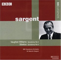 Vaughan Williams: Symphony No. 4 / Sibelius: Symphony No. 4