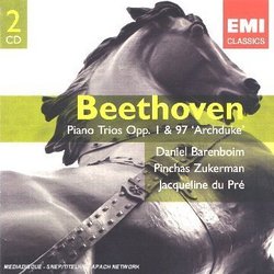 Beethoven: Piano Trios Op. 1 & 97 'Archduke', 14 Variations, Allegrettos - Daniel Barenboim, Jacqueline du Pre, Pinchas Zukerman