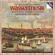 Telemann: Wassermusik  (Water Music); 3 Concertos /Musica Antiqua Koln * Goebel