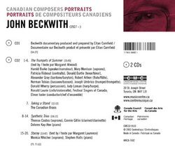 Canadian Portraits: John Beckwith - Beckwith Documentary, Trumpet of Summer, Taking a Stand, Sythetic Trios, Stacey (2 CD) (CMC)