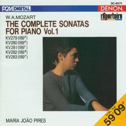 Maria João Pires ~ Mozart - The Complete Sonatas for Piano Vol. 1 (KV.279 ~ KV.283)