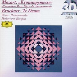 Mozart: Coronation Mass / Bruckner: Te Deum - Karajan
