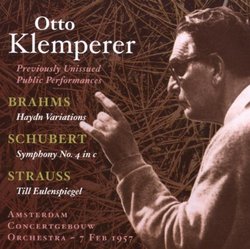 Otto Klemperer, Previously Unissued Public Performances