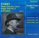 Parry: Piano Trio No.3 in G / Piano Trio No.2 in B minor
