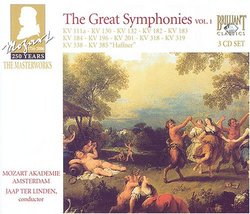 Mozart: The Great Symphonies, Vol. 1