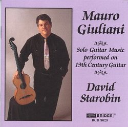 Mauro Giuliani Solo Guitar Music performed on 19th Century Guitar