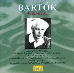 Bartók Premières
