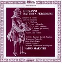 Giovanni Battista Pergolesi: Concerto di violino con più strumenti; Sinfonia per violoncello e basso continuo