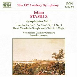 Stamitz: Symphonies Vol. 1