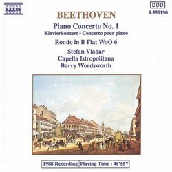 Beethoven: Piano Concerto No. 1; Rondo in B flat