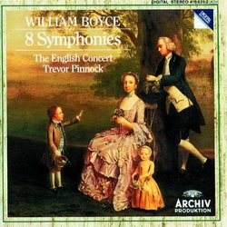 William Boyce: 8 Symphonies - The English Concert / Trevor Pinnock