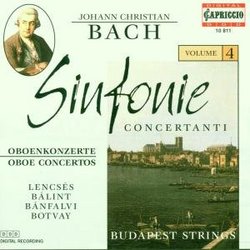 J. C. Bach: Sinfonie Concertanti, Vol. 4, Oboe Concertos