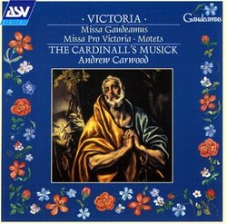 Victoria: Missa Gaudeamus, etc / Carwood, Cardinall's Music