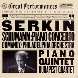 Schumann: Concerto For Piano And Orchestra/Quintet For Piano And Strings