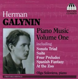 Herman Galynin: Piano Music, Vol. 1