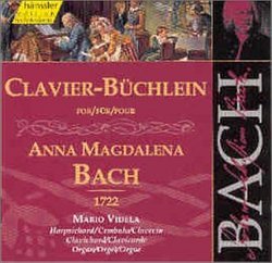 Clavier-Buchlein for Anna Magdalena 1722