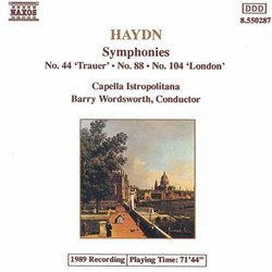 Haydn: Symphonies Nos. 44, 88, 104