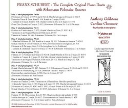 Schubert: The Complete Works for Piano Duet