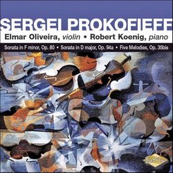 Prokofieff: Sonata in F minor, Op. 80; Sonata in D major, Op. 94a; Five Melodies, Op. 35bis