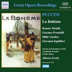 Giacomo Puccini: La Boheme [1949-1951 RCA Victor Recording: 38 Minutes of Highlights/excerpts (on Tracks 9-16 of CD TWO of this two CD set)] [Licia Albanese, Patrice Munsel, Giuseppe Di Stefano, Leonard Warren, George Cehanovsky, Nicola Moscona, Renato Ce