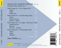 Mozart: Complete Piano Sonatas, Vol.1