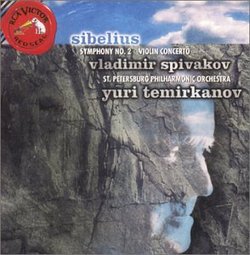 Sibelius Violin Concerto / Symphony No. 2 / Temirkanov,Spivakov