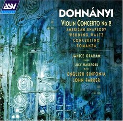 Dohnányi: Violin Concerto No. 2