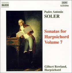 Soler: Sonatas for Harpischord, Vol. 7 / Rowland
