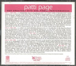 Patti Page: Her Greatest Hits and Finest Performances (Reader's Digest Music)