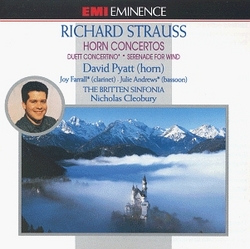 Strauss: Horn Concertos, Op. 11 and 132; Duet Concertino for Clarinet and Bassoon, Op. 147; Serenade in E Flat Major for Wind Instruments, Op. 7