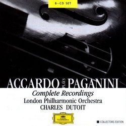 Accardo Plays Paganini: Complete Recordings