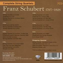 Schubert: Complete String Quartets [Box Set]