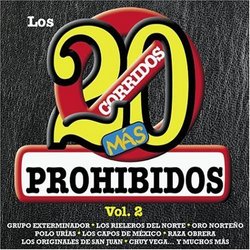 20 Corridos Mas Prohibidos, Vol. 2