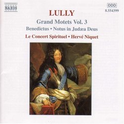 Lully: Grand Motets Vol. 3 / Niquet, Le Concert Spirituel