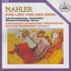Mahler - Das Lied Von Der Erde Lili Chookasian / Richard Cassilly (Vox)