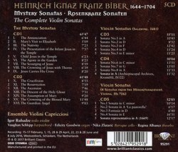 Heinrich Ignaz von Biber: Mystery Sonatas - Complete Violin Sonatas
