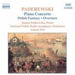 Ignacy Paderewski: Piano Concerto; Polish Fantasy; Overture