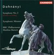 Dohnányi: Symphony No. 2; Symphonic Minutes