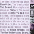 Tender Bruises & Scars: The Complete Factory Records and Cherry Red Studio Recordings 1980-83