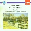 Duparc, Chausson: Mélodies / Gérard Souzay, Dalton Baldwin