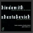 Hindemith: Quartet for Clarinet, Violin, Cello and Piano & Shostakovich: Piano Quintet in G Minor, O