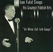 Leo Fuld Sings His Greatest Yiddish Hits: 'Vi Ahin Zol Ich Geyn'