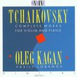 Tchaikovsky: Complete Works for Violin and Piano