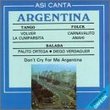 Asi Canta Argentina, Vol. 1
