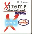 Xtreme BROADWAY Legends Karaoke CD+G 10 Disk Boxed Set - 157 Song Showtunes Pack OOP Pak