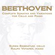 Beethoven: Complete Sonatas and Variations for Cello & Piano