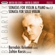 Bartók: Vioin Sonatas