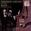 Hindemith, Copland: Violin Sonatas; Bloch: Violin Sonata; Baal shem