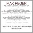 Max Reger: The Complete Works For Piano